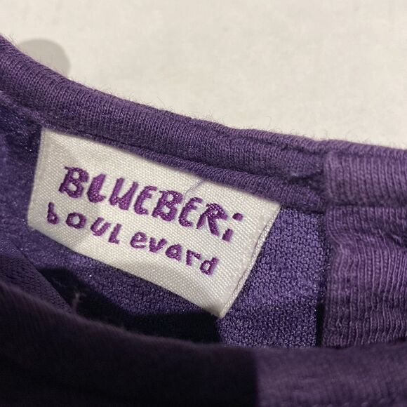 Little girls purple pullover romper dress size 4T - Picture 5 of 5